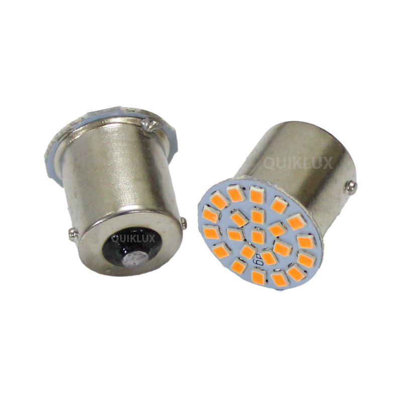 لامپ SMD تک کنتاکت 22 تایی (ساده) بسته 2 عددی - رنگ نارنجی