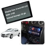 مانیتور 9 اینچ DSP + CarPlay burmester - رم 2 حافظه داخلی 32 مناسب رانا