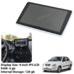 مانیتور 9 اینچ Rock Strem - 4K QLED Car Play AHD DSP pro 8 هسته ای رم 6 حافظه داخلی 128 مناسب تیبا