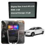 مانیتور 9 اینچ DSP + CarPlay burmester - رم 2 حافظه داخلی 32 مناسب سورن