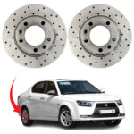 دیسک ترمز PFC اسپرت سوراخ دار چرخ عقب دنا 5 پیچ