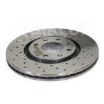 دیسک ترمز SMT سوراخ دار چرخ جلو سمند ملی، سمند EF7، سمند مدل 90 به بالا، دنا، زانتیا همه مدل ها