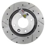 دیسک ترمز PFC سوراخ دار شیار دار پژو 405 - مدل توربو اس