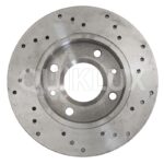 دیسک ترمز SMT سوراخ دار چرخ جلو پژو 206 تیپ 2