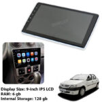 مانیتور 9 اینچ Rock Strem - 4K QLED Car Play AHD DSP pro 8 هسته ای رم 6 حافظه داخلی 128 مناسب ال 90