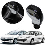 سردنده پژو 206 - 207 اسپرت طرح 2008 cover plus - رنگ مشکی ورنی