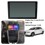 مانیتور 9 اینچ burmester – رم 1 حافظه داخلی 16 مناسب سورن