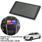 مانیتور 9 اینچ Rock Strem - 4K QLED Car Play AHD DSP pro 8 هسته ای رم 6 حافظه داخلی 128 مناسب سمند سورن