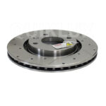 دیسک ترمز PFC سوراخ دار شیار دار چرخ عقب پژو 206 تیپ 5، H30 CROSS، پژو 207، رانا - مدل توربو اس