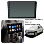 مانیتور 9 اینچ burmester – رم 1 حافظه داخلی 16 مناسب ال 90