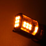 لامپ SMD آریایی 18 تایی مدل کنباس دار فریم فلزی - بسته 2 عددی رنگ نارنجی