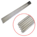 سیخ کباب کوبیده استیل ضخیم بسته 6 عددی(کمپینگ)