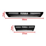 برچسب پارکابی طرح چرمی مدل ونوس نوشته runa لاتین