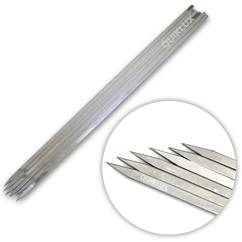 23656262 سیخ جوجه کباب استیل ضخیم بسته 6 عددی(کمپینگ)