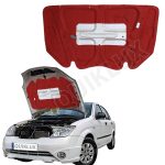 نمد کاپوت تیبا ایده پارت همراه حرارت گیر المینیومی رنگ قرمز