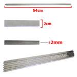 سیخ کباب کوبیده استیل ضخیم بسته 6 عددی(کمپینگ)