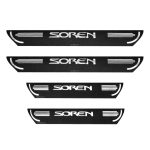 برچسب پارکابی طرح چرمی مدل ونوس نوشته SOREN