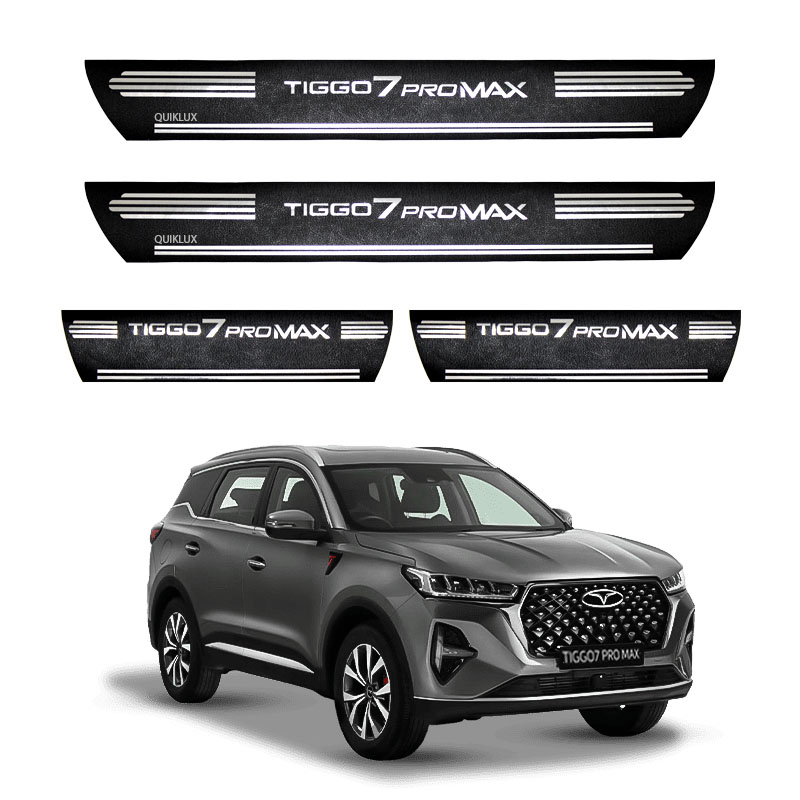 برچسب پارکابی طرح چرمی مدل ونوس نوشته tiggo 7 pro max