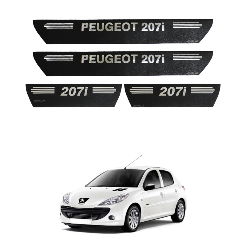 برچسب پارکابی طرح چرمی مدل ونوس نوشته peugeot - 207i