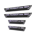 برچسب پارکابی طرح چرمی مدل ونوس نوشته peugeot- pars