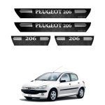 برچسب پارکابی طرح چرمی مدل ونوس نوشته peugeot - 206