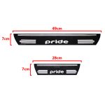 برچسب پارکابی طرح چرمی مدل ونوس نوشته پراید Pride