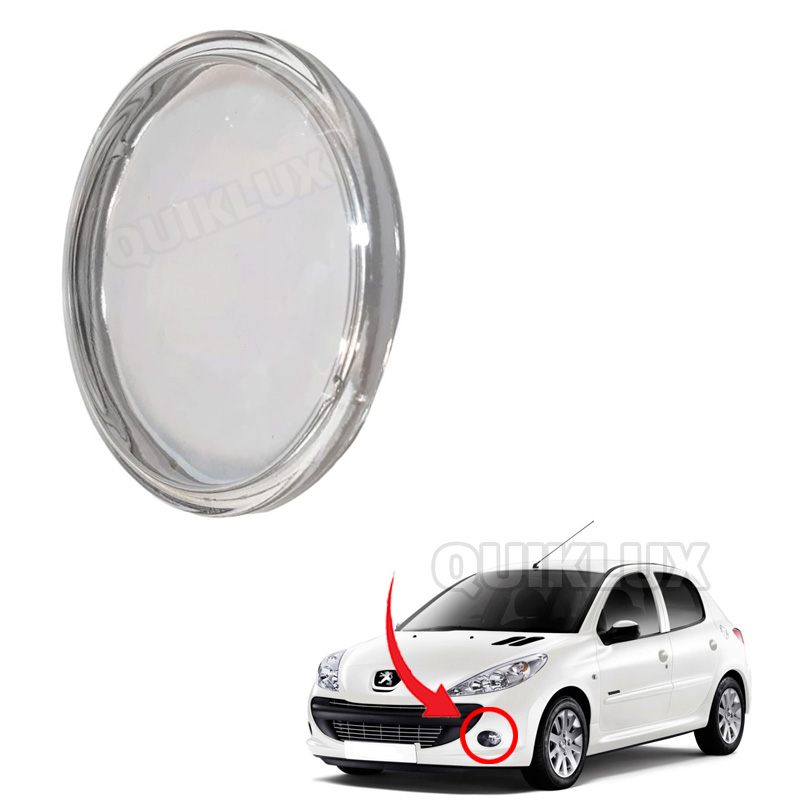 شیشه مه شکن جلو سایز 3.5 اینچ مناسب پژو 207