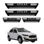 برچسب پارکابی طرح چرمی مدل ونوس نوشته ATLAS لاتین