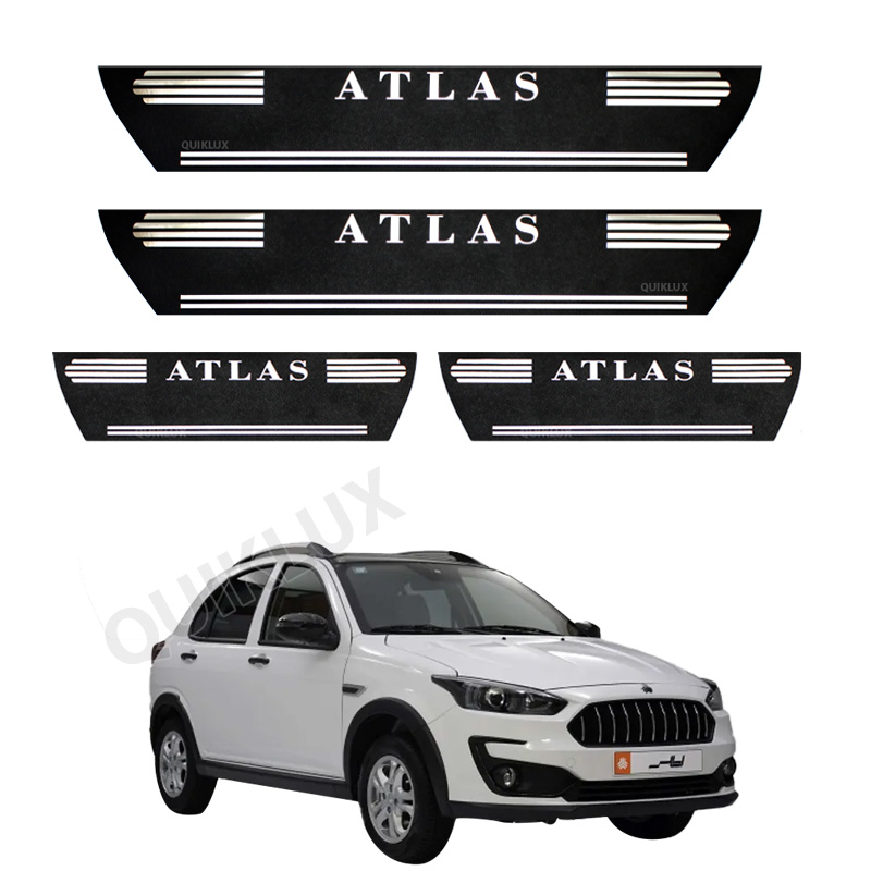 برچسب پارکابی طرح چرمی مدل ونوس نوشته ATLAS لاتین