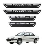برچسب پارکابی طرح چرمی مدل ونوس نوشته peugeot- pars