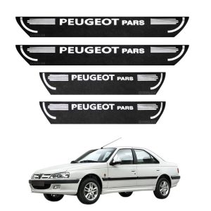 برچسب پارکابی طرح چرمی مدل ونوس نوشته peugeot- pars
