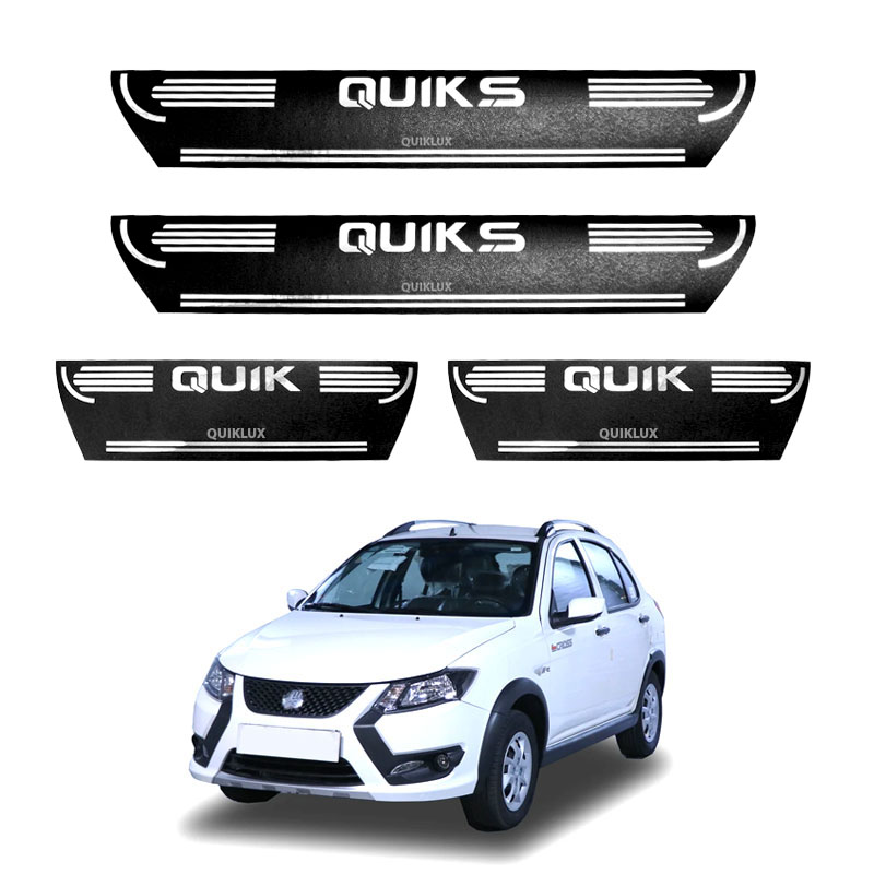 برچسب پارکابی طرح چرمی مدل ونوس نوشته QUIK_S لاتین