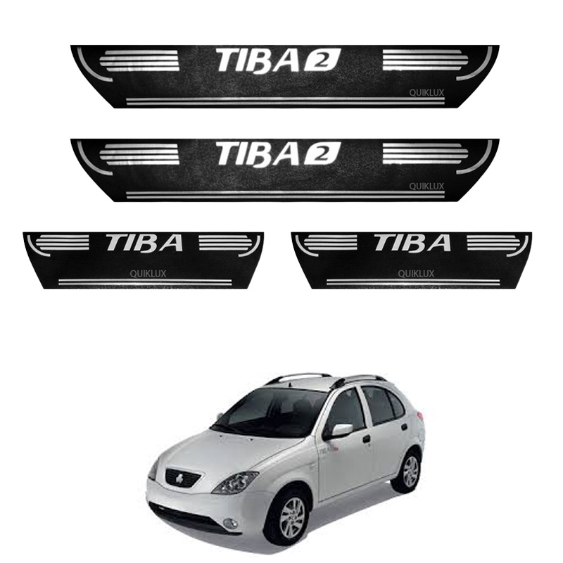 برچسب پارکابی طرح چرمی مدل ونوس نوشته تیبا2 Tiba2 لاتین