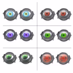 لنز چراغ جلو ماتریکسی چشم سوم