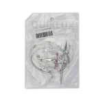 آرم لوگو فلزی مازاراتی سایز 7.5cm * 5.5cm