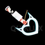 آویز سوریکاوا چراغ دار رنگ سبزآبی سفید