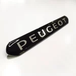 آرم ورد پلیت سپر جلو 206-207 ژله ای – نوشته peugeot