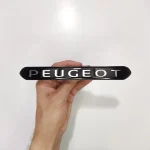 آرم ورد پلیت سپر جلو 206-207 ژله ای – نوشته peugeot