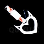 آویز سوریکاوا چراغ دار رنگ سفید قرمز