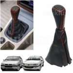 ست سردنده با گردگیر پژو 405 و پارس کاور پلاس - مشکی سر دنده طرح چوب