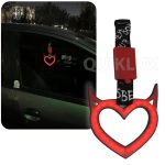 آویز سوریکاوا چراغ دار رنگ مشکی قرمز