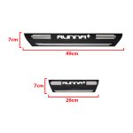 برچسب پارکابی طرح چرمی مدل ونوس نوشته رانا پلاس Runna + لاتین