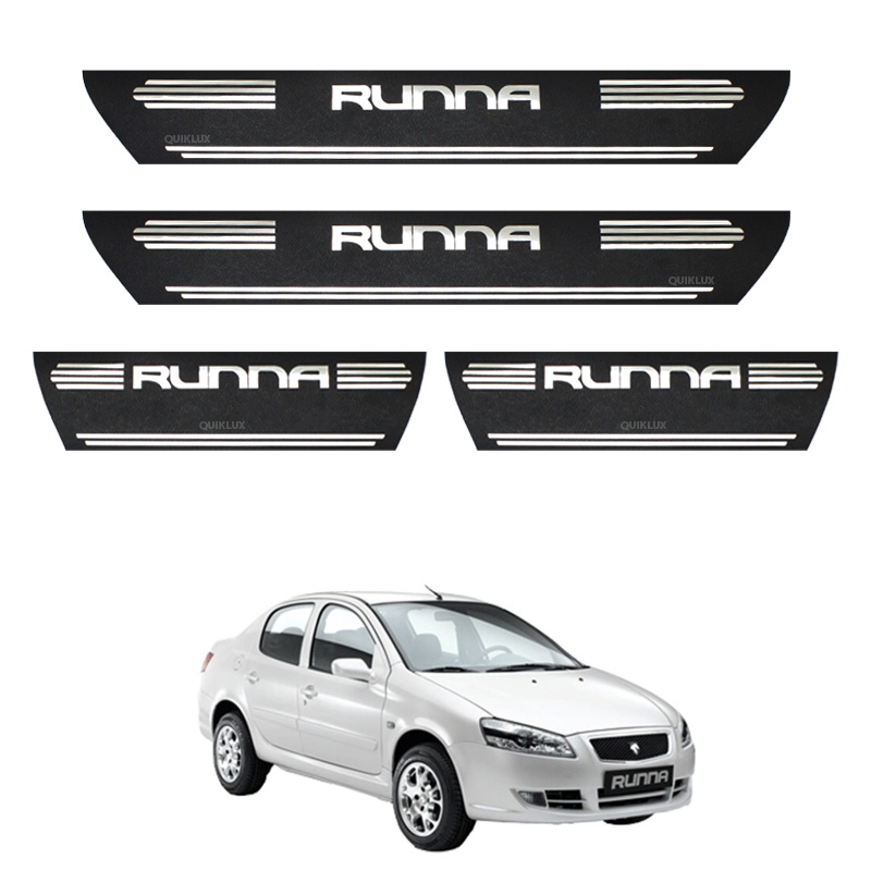 برچسب پارکابی طرح چرمی مدل ونوس نوشته رانا لاتین - RUNNA