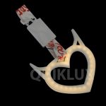 آویز سوریکاوا چراغ دار رنگ سفید مشکی