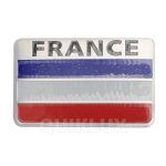 آرم فلزی پرچم فرانسه سایز 5cm * 8cm