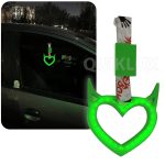 آویز سوریکاوا چراغ دار رنگ سفید سبز