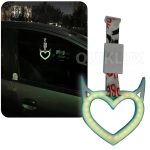 آویز سوریکاوا چراغ دار رنگ سبزآبی سفید