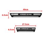 برچسب پارکابی طرح چرمی مدل ونوس نوشته آریزو 8 پرو
