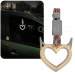 آویز سوریکاوا چراغ دار رنگ سفید مشکی