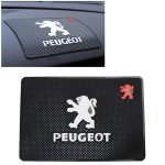 پد رو داشبورد ژله ای آرم شیر پژو ابعاد 19cm * 13 cm